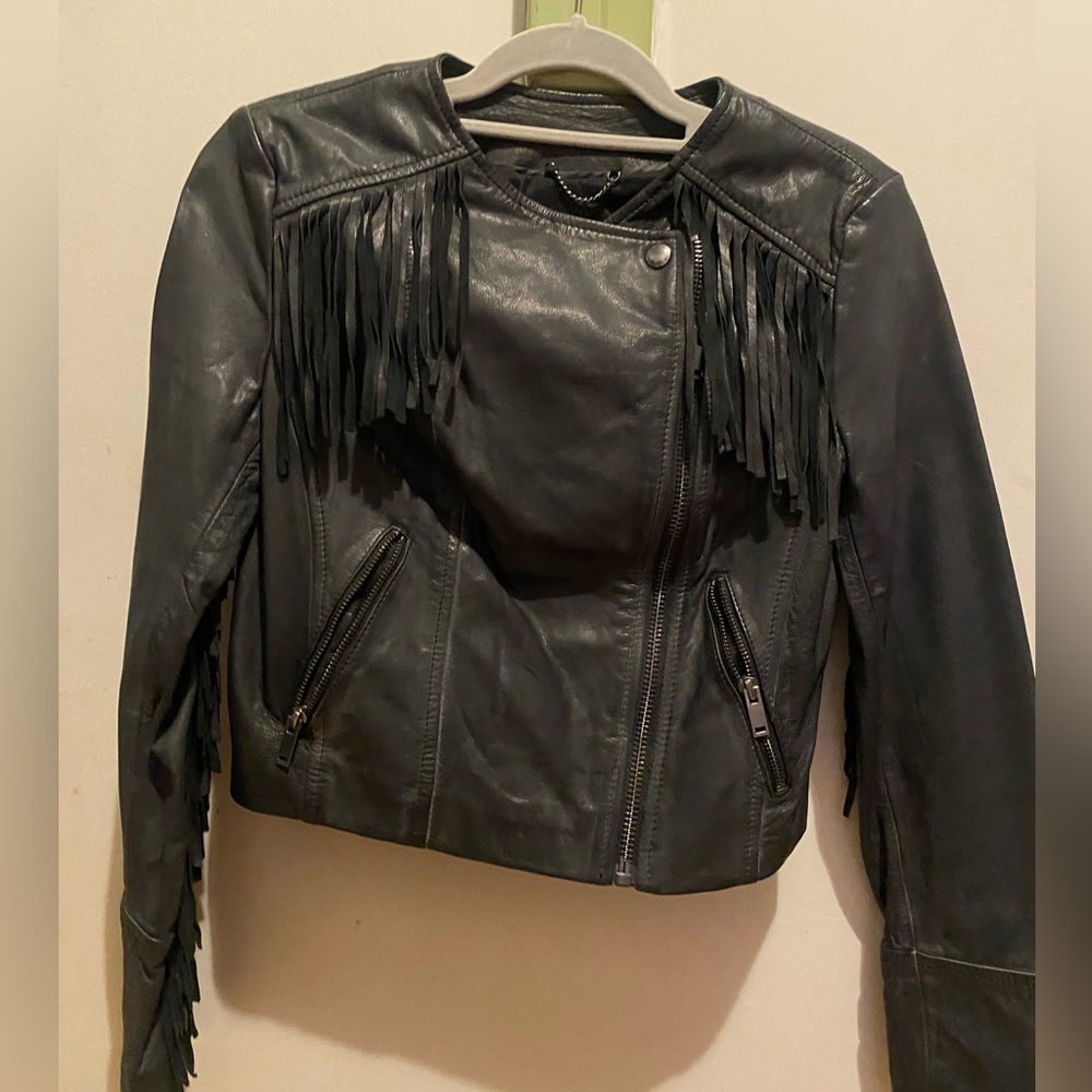 Banana Republic leather jacket